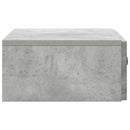 vidaXL Fali oldaltábla Betonszürke 59 x 34,5 x 17 cm Szerelt Fa