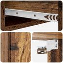 vidaXL Fali oldaltábla Antik Fa 59 x 34,5 x 17 cm Szerelt Fa