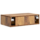 vidaXL Fali oldaltábla Antik Fa 59 x 34,5 x 17 cm Szerelt Fa