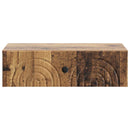 vidaXL Fali oldaltábla Antik Fa 59 x 34,5 x 17 cm Szerelt Fa