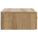 vidaXL Fali oldaltábla Kézműves Tölgy 59 x 34,5 x 17 cm Szerelt Fa