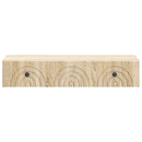 vidaXL Fali oldaltábla Sonoma Tölgy 87,5 x 34,5 x 17 cm Szerelt Fa