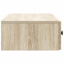vidaXL Fali oldaltábla Sonoma Tölgy 87,5 x 34,5 x 17 cm Szerelt Fa