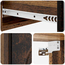 vidaXL Fali oldaltábla Antik Fa 87,5 x 34,5 x 17 cm Szerelt Fa