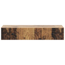 vidaXL Fali oldaltábla Antik Fa 87,5 x 34,5 x 17 cm Szerelt Fa