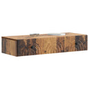 vidaXL Fali oldaltábla Antik Fa 87,5 x 34,5 x 17 cm Szerelt Fa