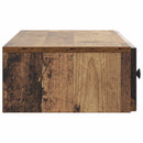 vidaXL Fali oldaltábla Antik Fa 87,5 x 34,5 x 17 cm Szerelt Fa