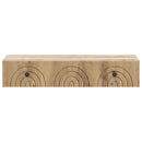 vidaXL Fali oldaltábla Kézműves Tölgy 87,5 x 34,5 x 17 cm Szerelt Fa