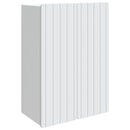 vidaXL Fali szekrény Fehér 66 x 34,5 x 92 cm Szerelt Fa