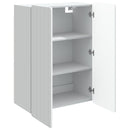 vidaXL Fali szekrény Fehér 66 x 34,5 x 92 cm Szerelt Fa