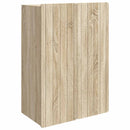 vidaXL Fali szekrény Sonoma Tölgy 66 x 34,5 x 92 cm Szerelt Fa