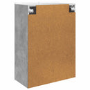vidaXL Fali szekrény Betonszürke 66 x 34,5 x 92 cm Szerelt Fa