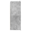vidaXL Fali szekrény Betonszürke 66 x 34,5 x 92 cm Szerelt Fa