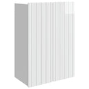 vidaXL Fali szekrény Magasfényű Fehér 66 x 34,5 x 92 cm Szerelt Fa