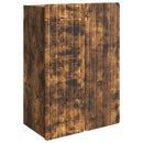 vidaXL Fali szekrény Füstös Tölgy 66 x 34,5 x 92 cm Szerelt Fa