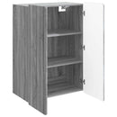 vidaXL Fali szekrény Szürke Sonoma 66 x 34,5 x 92 cm Szerelt Fa