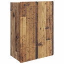 vidaXL Fali szekrény Antik Fa 66 x 34,5 x 92 cm Szerelt Fa