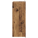 vidaXL Fali szekrény Antik Fa 66 x 34,5 x 92 cm Szerelt Fa