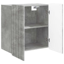 vidaXL Fali szekrény Betonszürke 59 x 31 x 64 cm Szerelt Fa