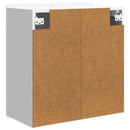 vidaXL Fali szekrény Magasfényű Fehér 59 x 31 x 64 cm Szerelt Fa