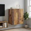 vidaXL Fali szekrény Antik Fa 59 x 31 x 64 cm Szerelt Fa