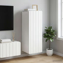vidaXL Fali szekrény Fehér 33 x 34,5 x 94 cm Szerelt Fa