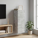 vidaXL Fali szekrény Betonszürke 33 x 34,5 x 94 cm Szerelt Fa