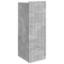 vidaXL Fali szekrény Betonszürke 33 x 34,5 x 94 cm Szerelt Fa