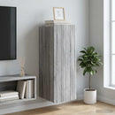 vidaXL Fali szekrény Szürke Sonoma 33 x 34,5 x 94 cm Szerelt Fa