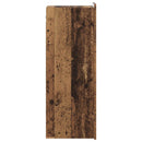 vidaXL Fali szekrény Antik Fa 33 x 34,5 x 94 cm Szerelt Fa
