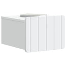 vidaXL Fali éjjeli szekrény fiókkal Fehér 33 x 34,5 x 24 cm Szerelt Fa