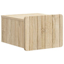 vidaXL Fali éjjeli szekrény Sonoma Tölgy 33 x 34,5 x 24 cm Szerelt Fa