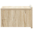 vidaXL Fali éjjeli szekrény Sonoma Tölgy 33 x 34,5 x 24 cm Szerelt Fa