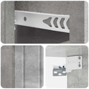 vidaXL Fali éjjeli szekrény Betonszürke 33 x 34,5 x 24 cm Szerelt Fa