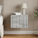 vidaXL Fali éjjeli szekrény Betonszürke 33 x 34,5 x 24 cm Szerelt Fa
