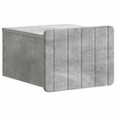 vidaXL Fali éjjeli szekrény Betonszürke 33 x 34,5 x 24 cm Szerelt Fa