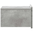 vidaXL Fali éjjeli szekrény Betonszürke 33 x 34,5 x 24 cm Szerelt Fa