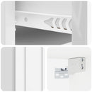 vidaXL Fali éjjeli szekrény 2 pcs Magasfényű Fehér 33 x 34,5 x 24 cm