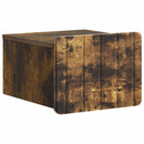 vidaXL Fali éjjeli szekrény 2 pcs Füstös Tölgy 33 x 34,5 x 24 cm