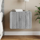 vidaXL Fali éjjeli szekrény Szürke Sonoma 33 x 34,5 x 24 cm Szerelt Fa
