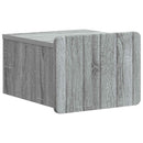 vidaXL Fali éjjeli szekrény Szürke Sonoma 33 x 34,5 x 24 cm Szerelt Fa