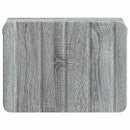 vidaXL Fali éjjeli szekrény 2 db Szürke Sonoma 33 x 34,5 x 24 cm