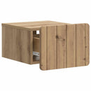 vidaXL Fali éjjeli szekrény 2 pcs Kézműves Tölgy 33 x 34,5 x 24 cm