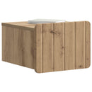 vidaXL Fali éjjeli szekrény 2 pcs Kézműves Tölgy 33 x 34,5 x 24 cm