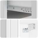 vidaXL Fali éjjeli szekrény 2 db Fehér 49 x 34,5 x 24 cm Szerelt Fa