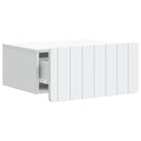 vidaXL Fali éjjeli szekrény 2 pcs Fehér 49 x 34,5 x 24 cm Szerelt Fa