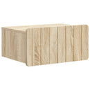 vidaXL Fali éjjeli szekrény 2 pcs Sonoma Tölgy 49 x 34,5 x 24 cm