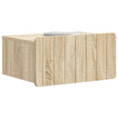 vidaXL Fali éjjeli szekrény 2 pcs Sonoma Tölgy 49 x 34,5 x 24 cm