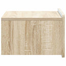 vidaXL Fali éjjeli szekrény 2 pcs Sonoma Tölgy 49 x 34,5 x 24 cm