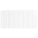 vidaXL Fali éjjeli szekrény 2 pcs Magasfényű Fehér 49 x 34,5 x 24 cm